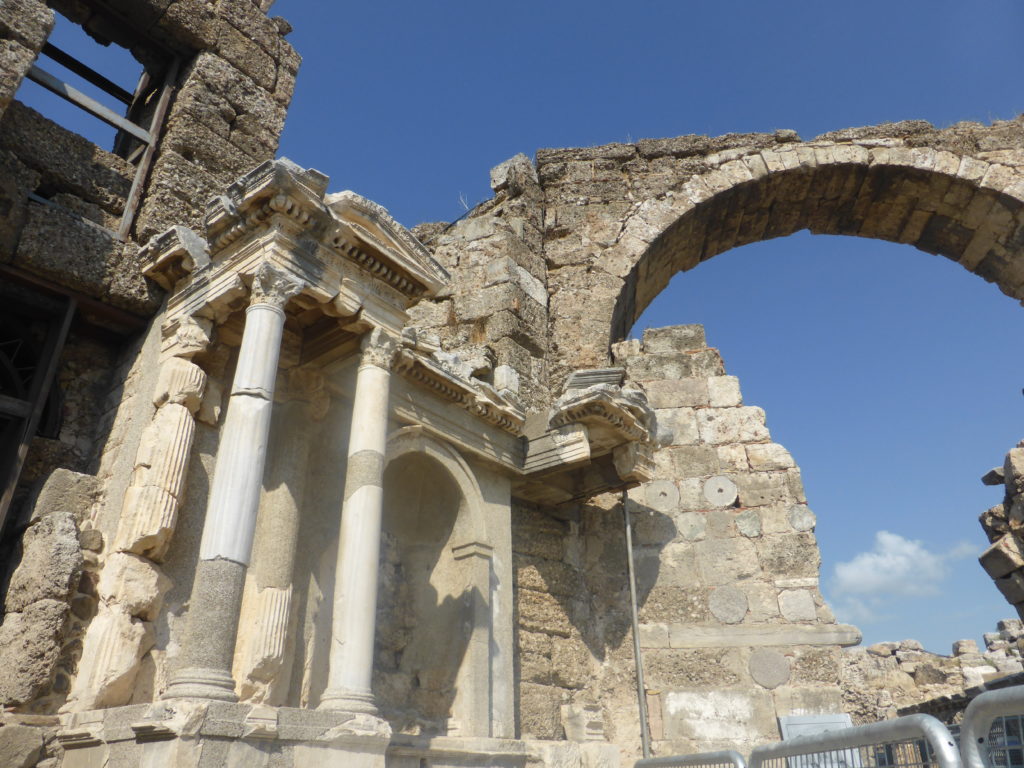 Romantic Side Ruins Vespasian Fountain