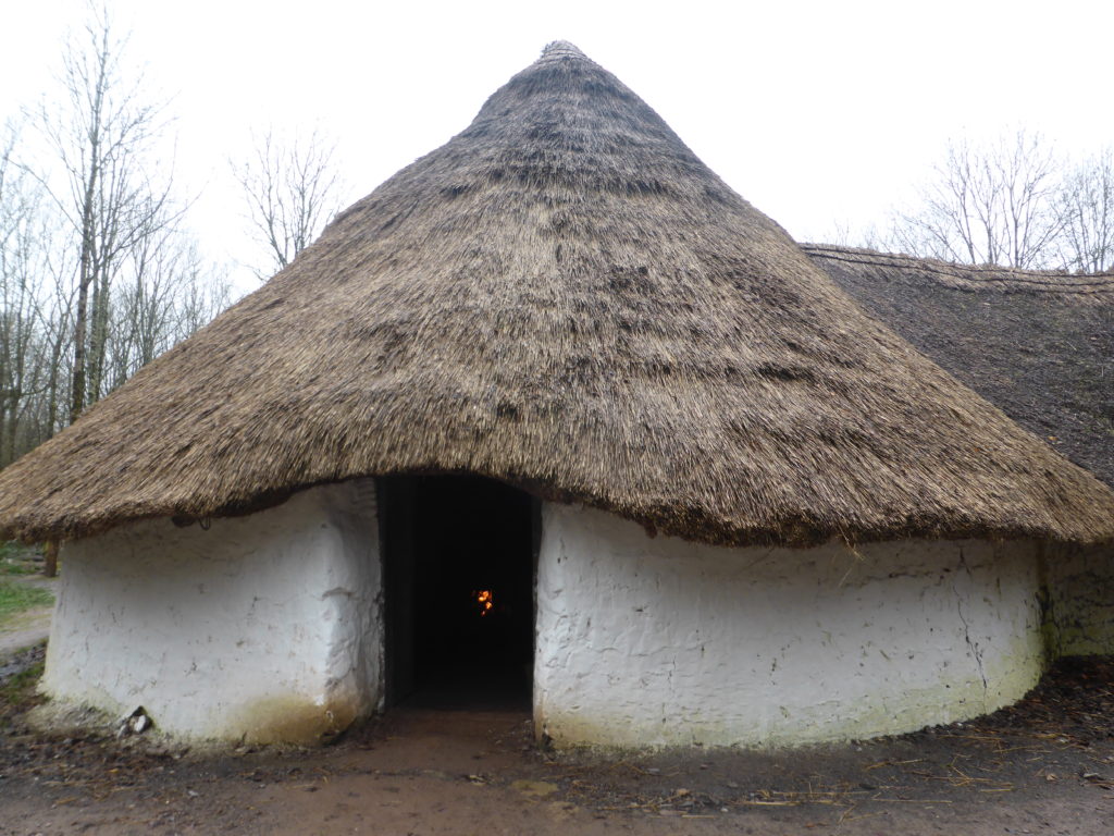 Iron Age Roundhouses St Fagans Cardiff