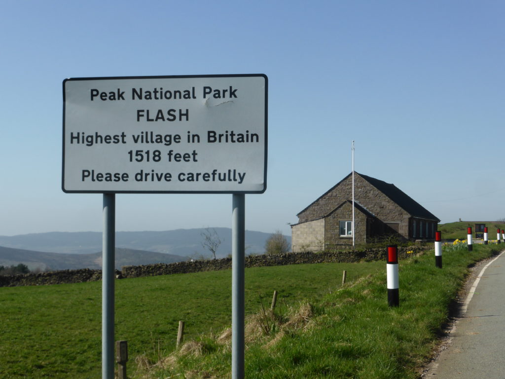 Flash Staffordshire Highest Village in UK