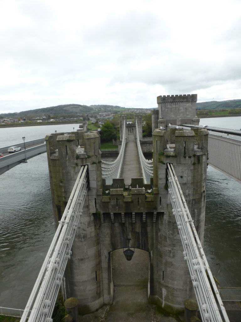 Conwy Castle Conwy Suspension Bridge