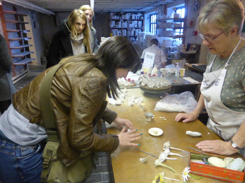 Gladstone Pottery Museum Flower Making Demonstrations