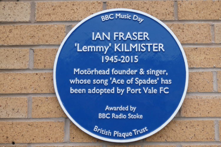 Lemmy Blue Plaque Unveiling Tony Iommi Vale Park