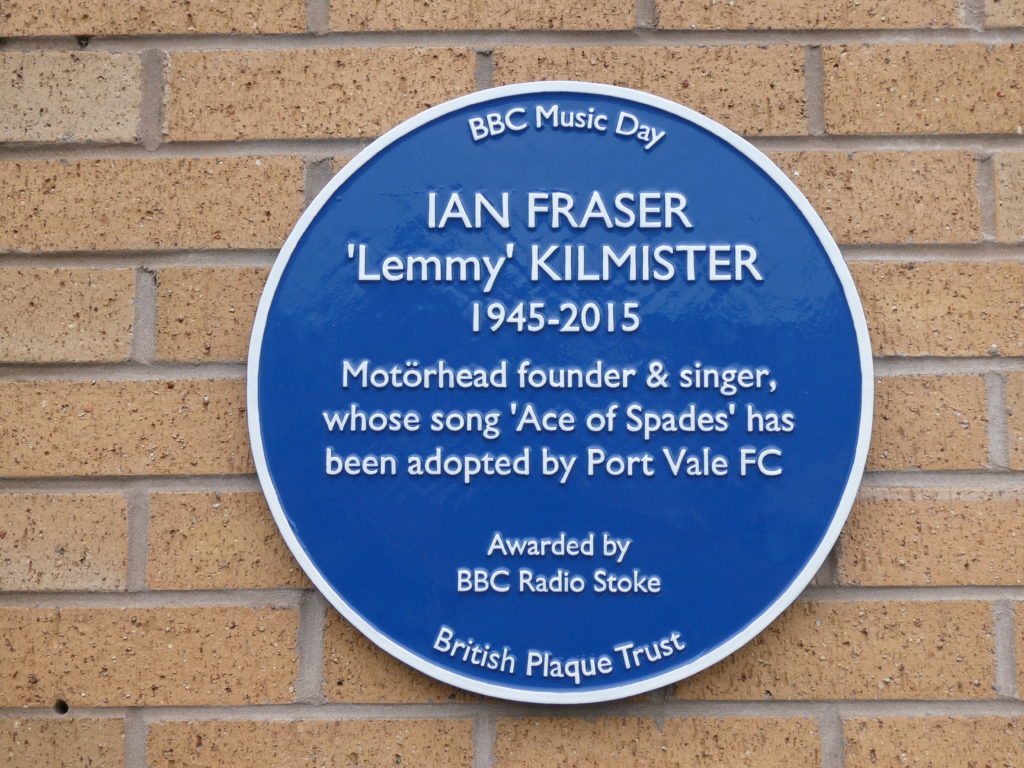 Lemmy Blue Plaque Unveiling Tony Iommi Vale Park