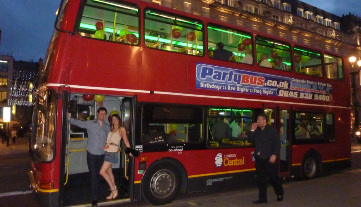 Romantic Couples Guide Central London Party Bus