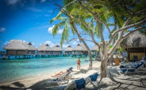 Best Beach Sunbathing Matira Beach Bora Bora Tahiti