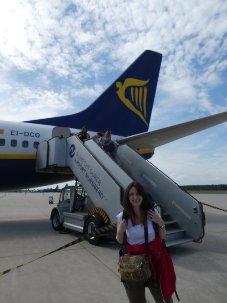 Amy at Nuremberg Airport