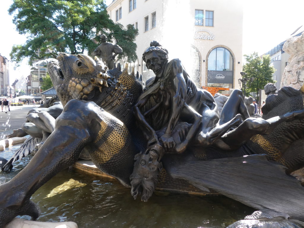 Nuremberg Germany - Marriage Merry-Go-Round Fountain