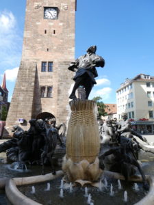 Nuremberg Germany - Marriage Merry-Go-Round Fountain