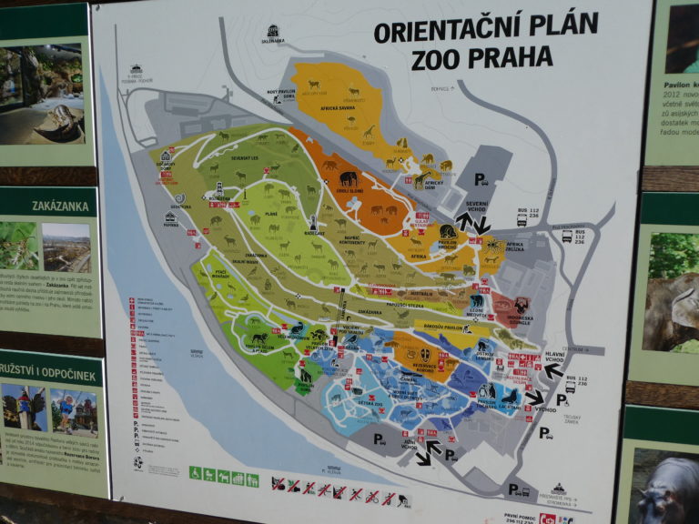 Prague Zoo Czech Republic - Park Map - Planet Full Of Love