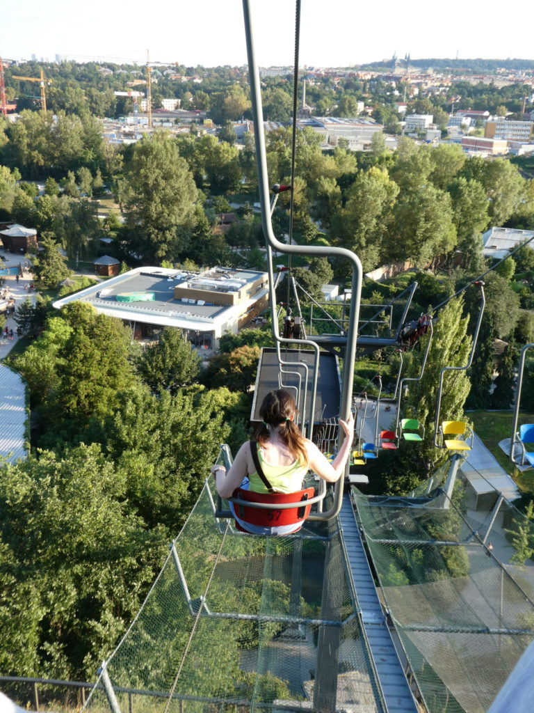 Prague Zoo Czech Republic - Chair Lift