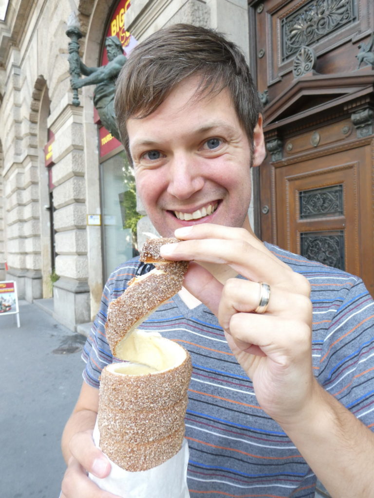 Andrassy Avenue Budapest Chimney Cake