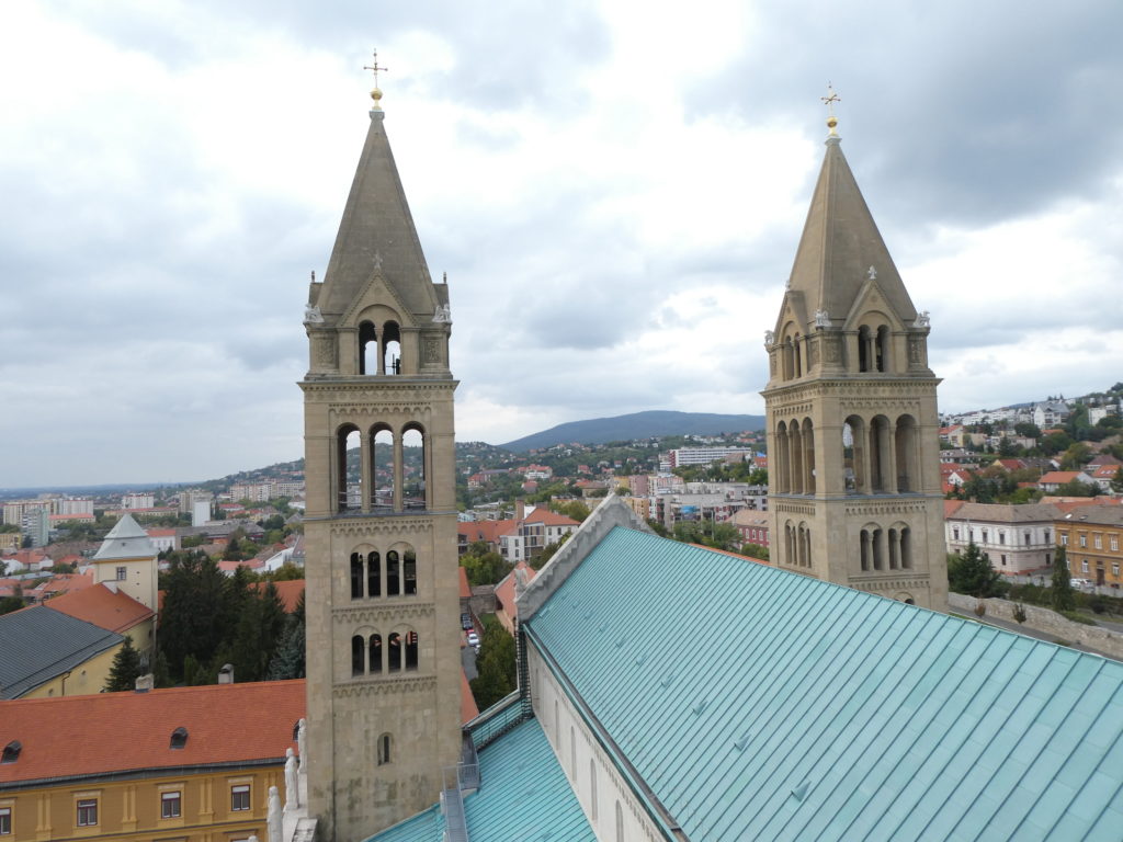 Pecs Cathedral Hungary - Bell Tower View