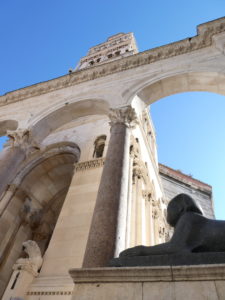 Split Croatia - Diocletian's Palace Egyptian Sphinx