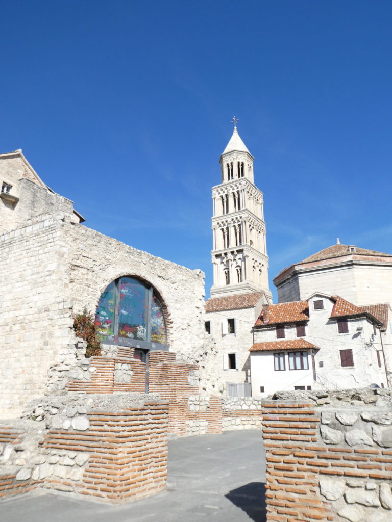 Split Croatia -Ruins Behind Diocletian's Palace
