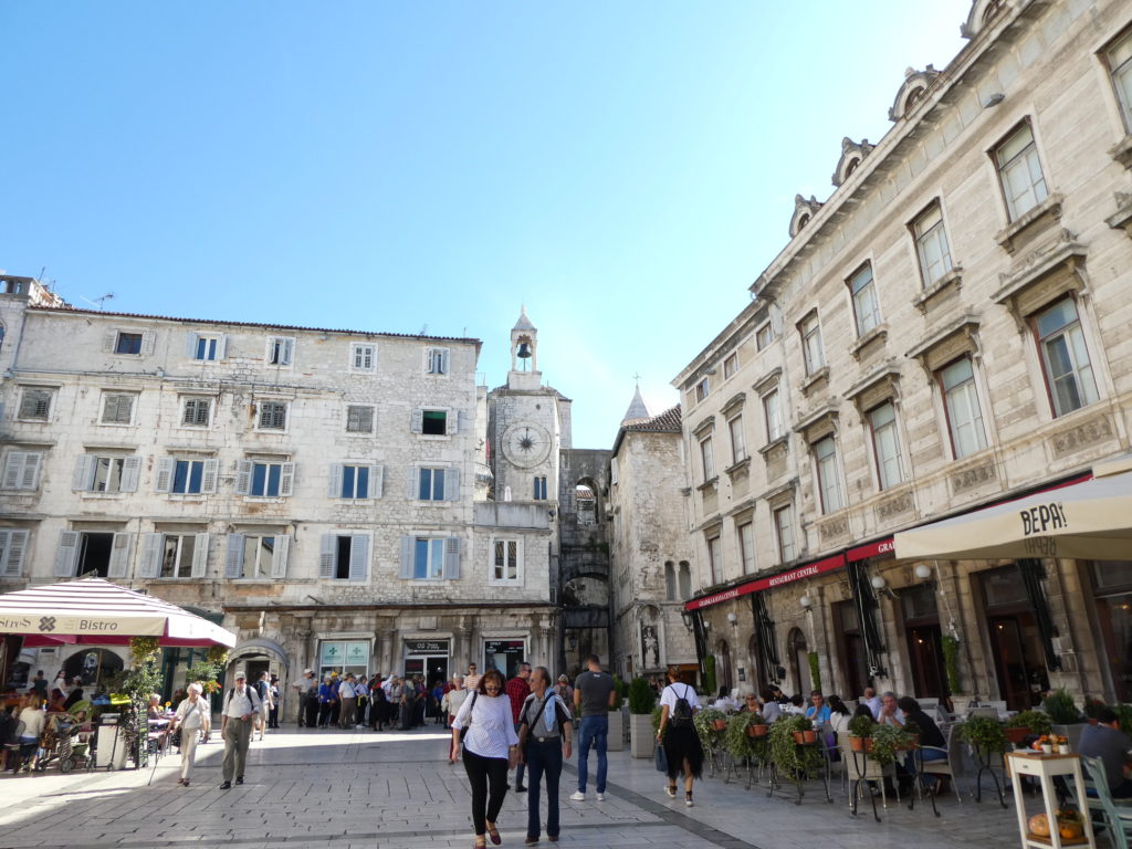 Split Croatia - City Clock Narodni Trg