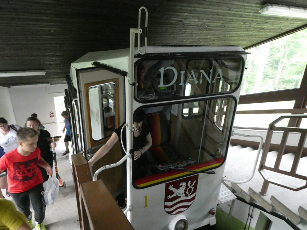 Karlovy Vary Czech Republic - Diana Funicular Railway