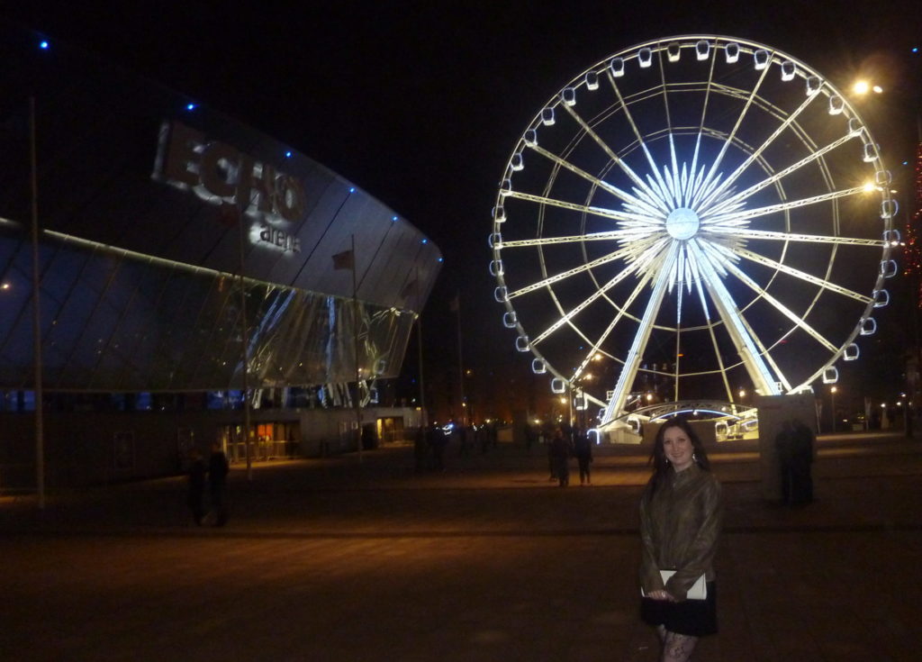 Liverpool England - Echo Arena and the Wheel of Liverpool