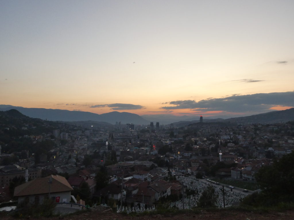 View from Yellow Fortress - Sarajevo, Bosnia and Herzegovina