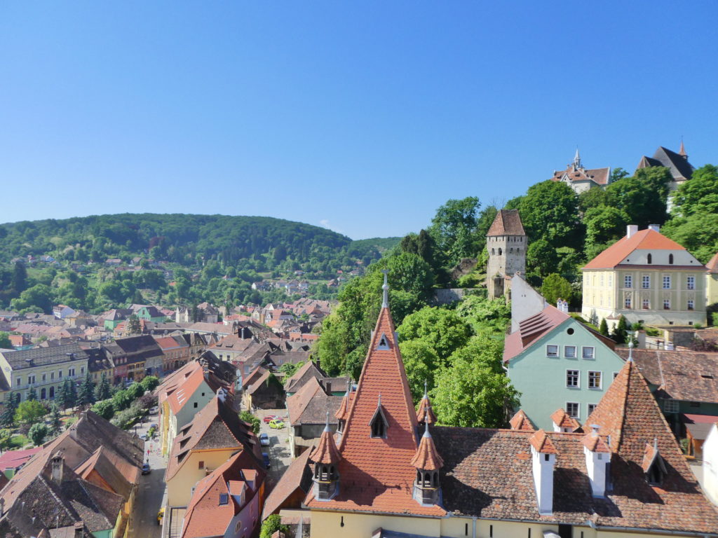 View from Clock Tower - Sighisoara, Romania
