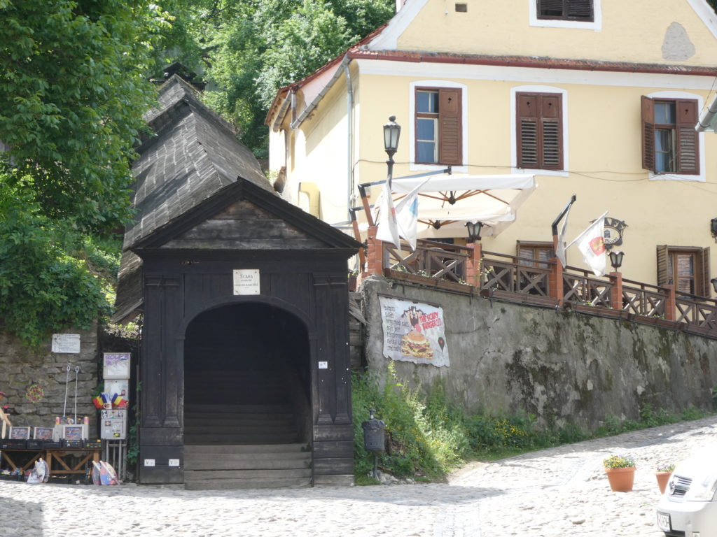The Covered Stairway - Sighisoara, Romania